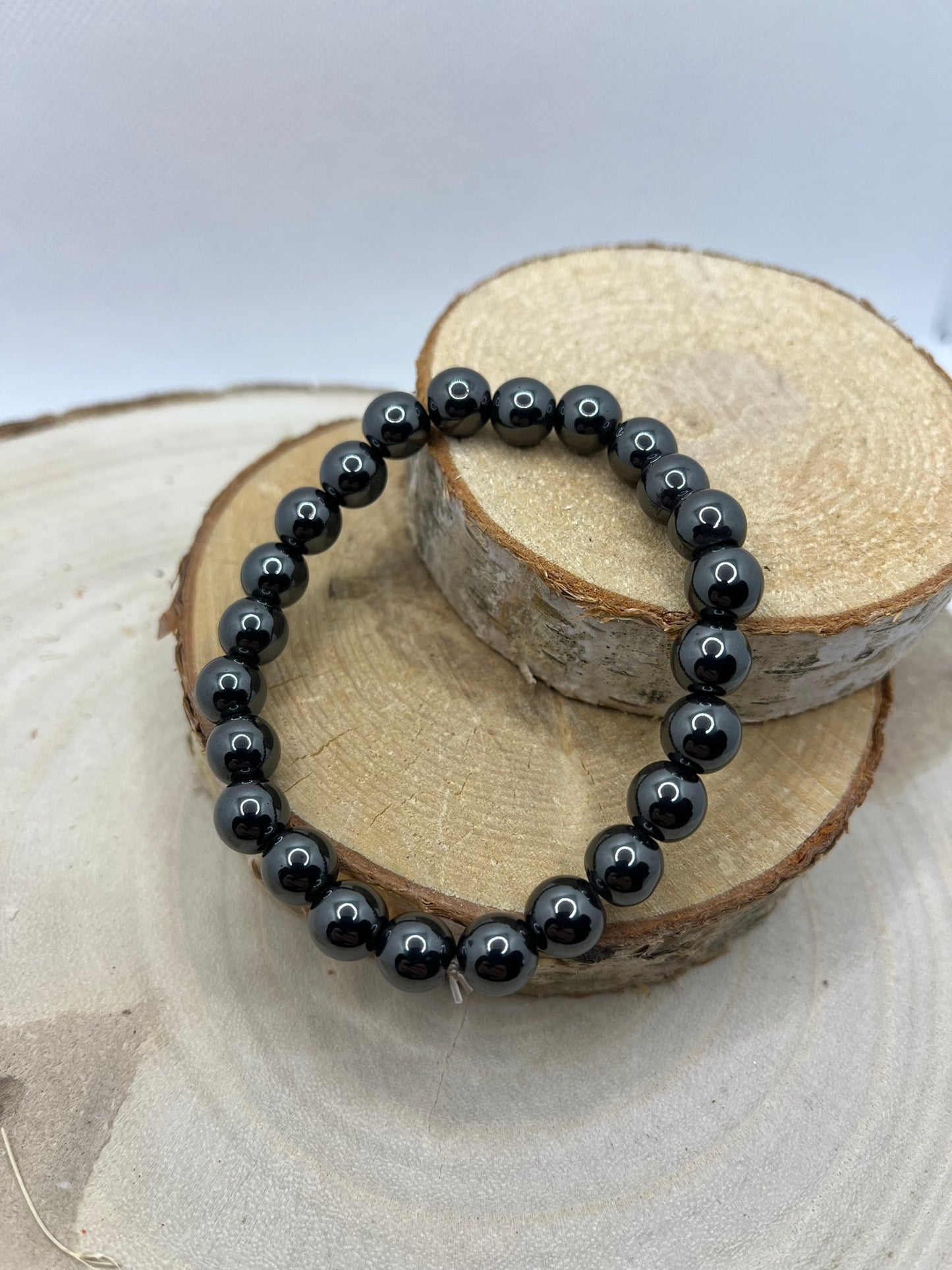 Bracelets Pierres naturelles - Hématite  8 mm