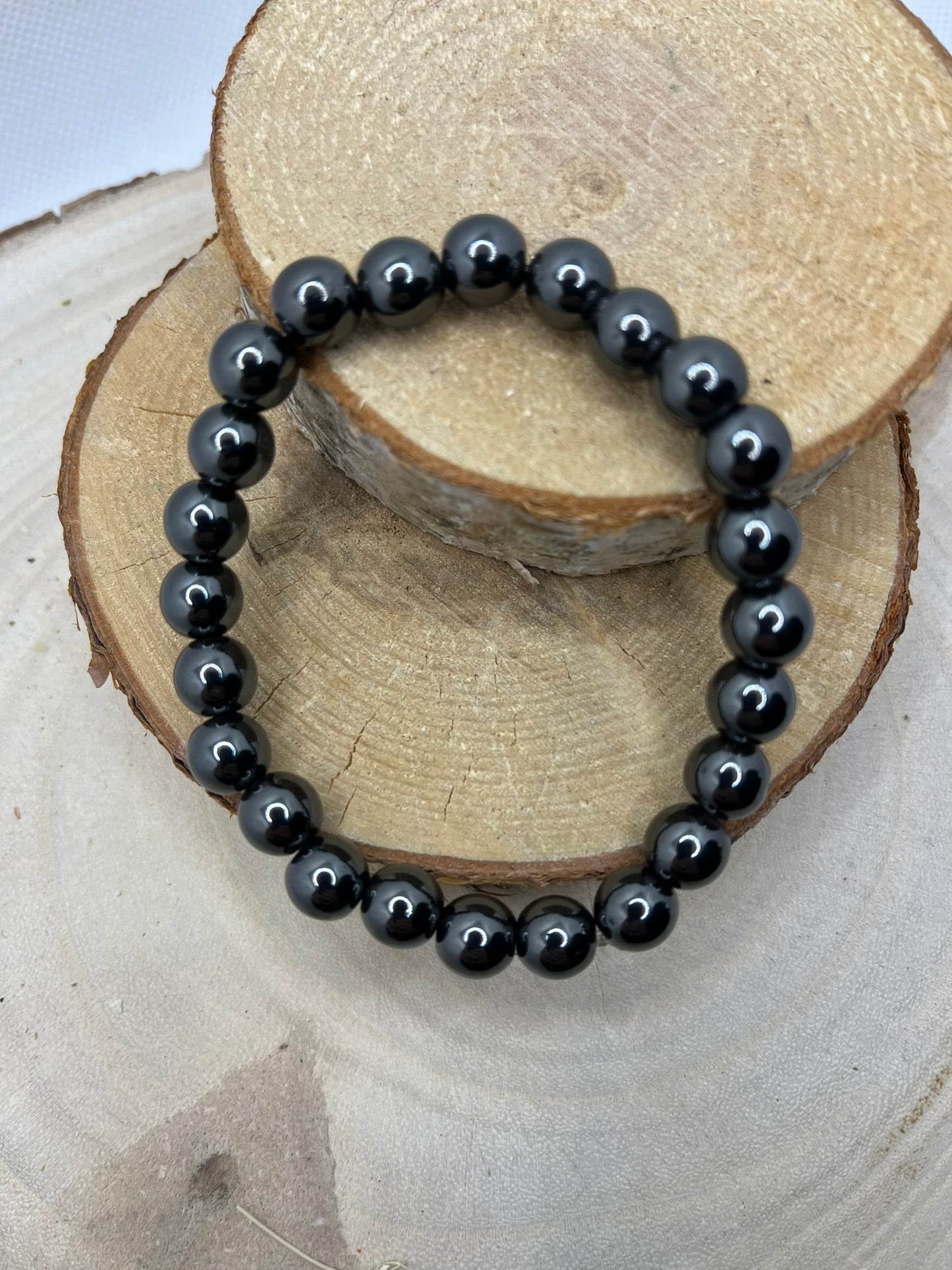 Bracelets Pierres naturelles - Hématite  8 mm