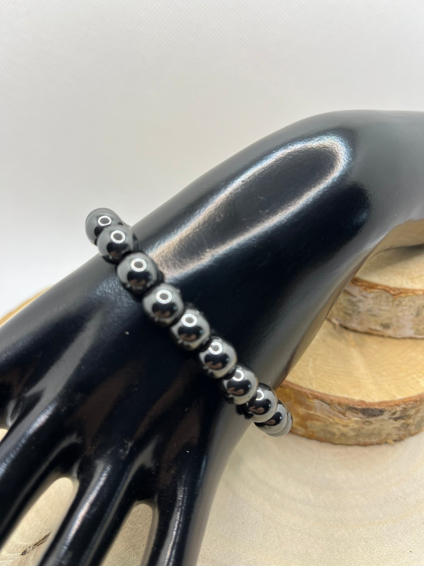 Bracelets Pierres naturelles - Hématite  8 mm