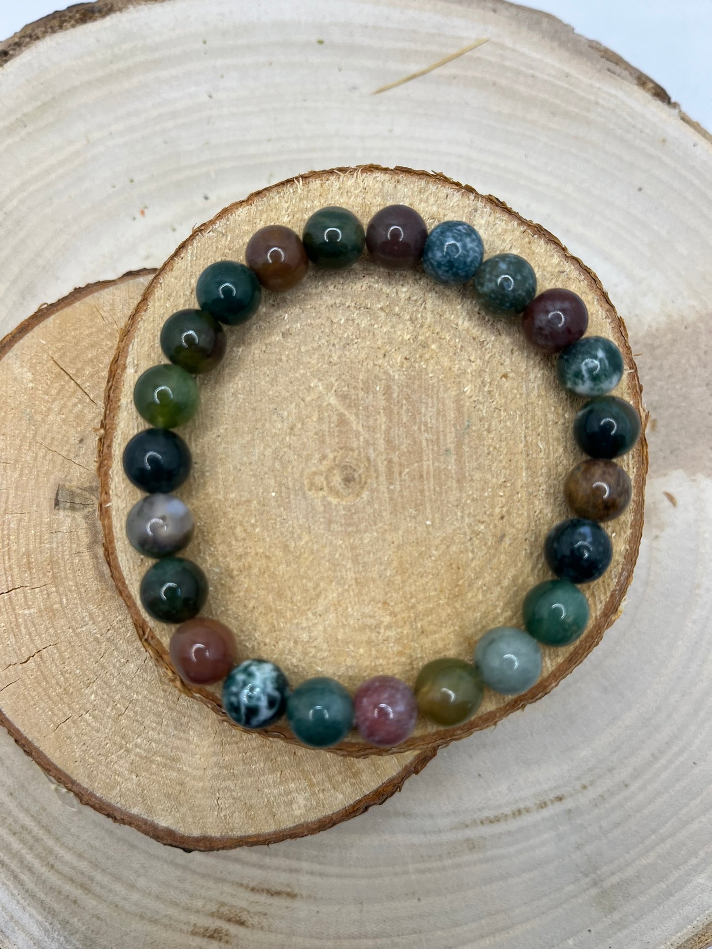 Bracelets Pierres - Agate Indienne