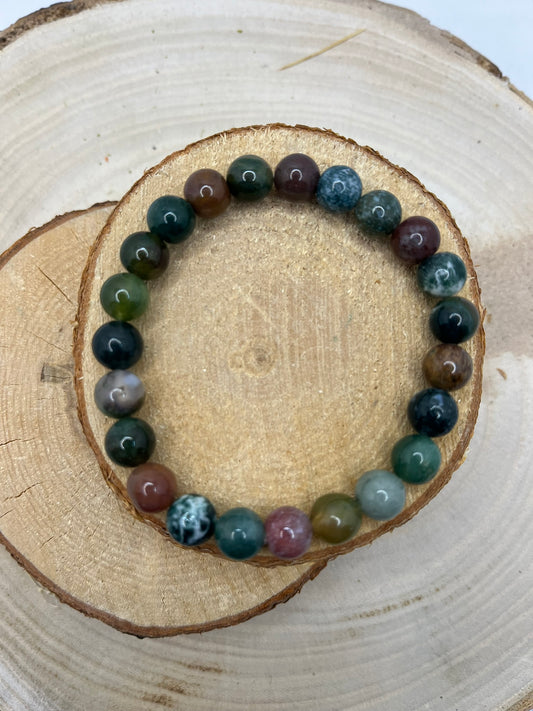 Bracelets Pierres - Agate Indienne
