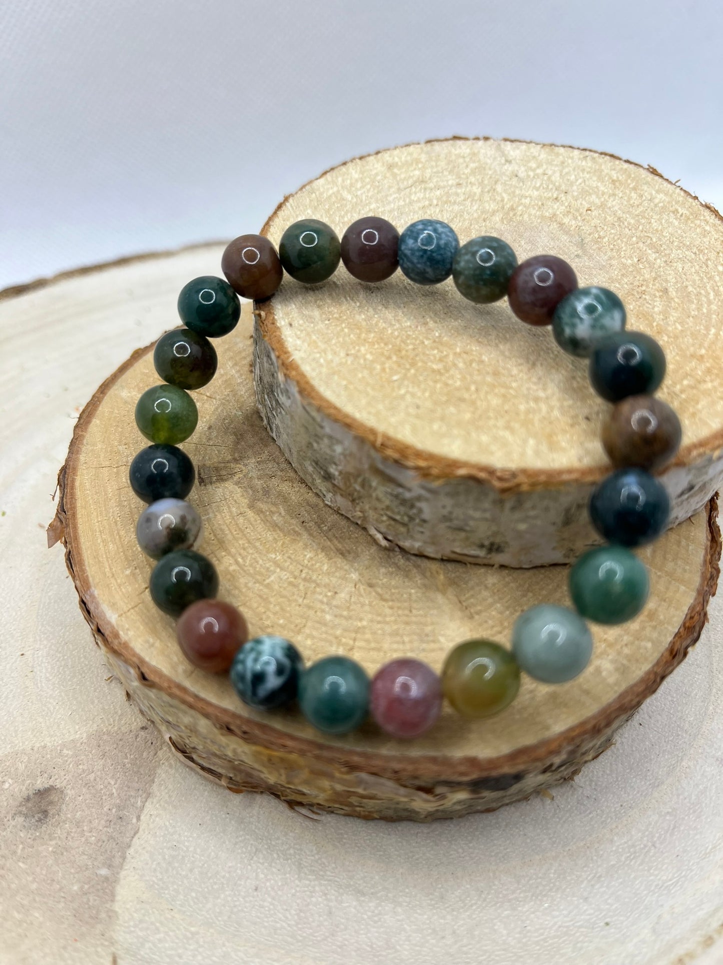 Bracelets Pierres - Agate Indienne