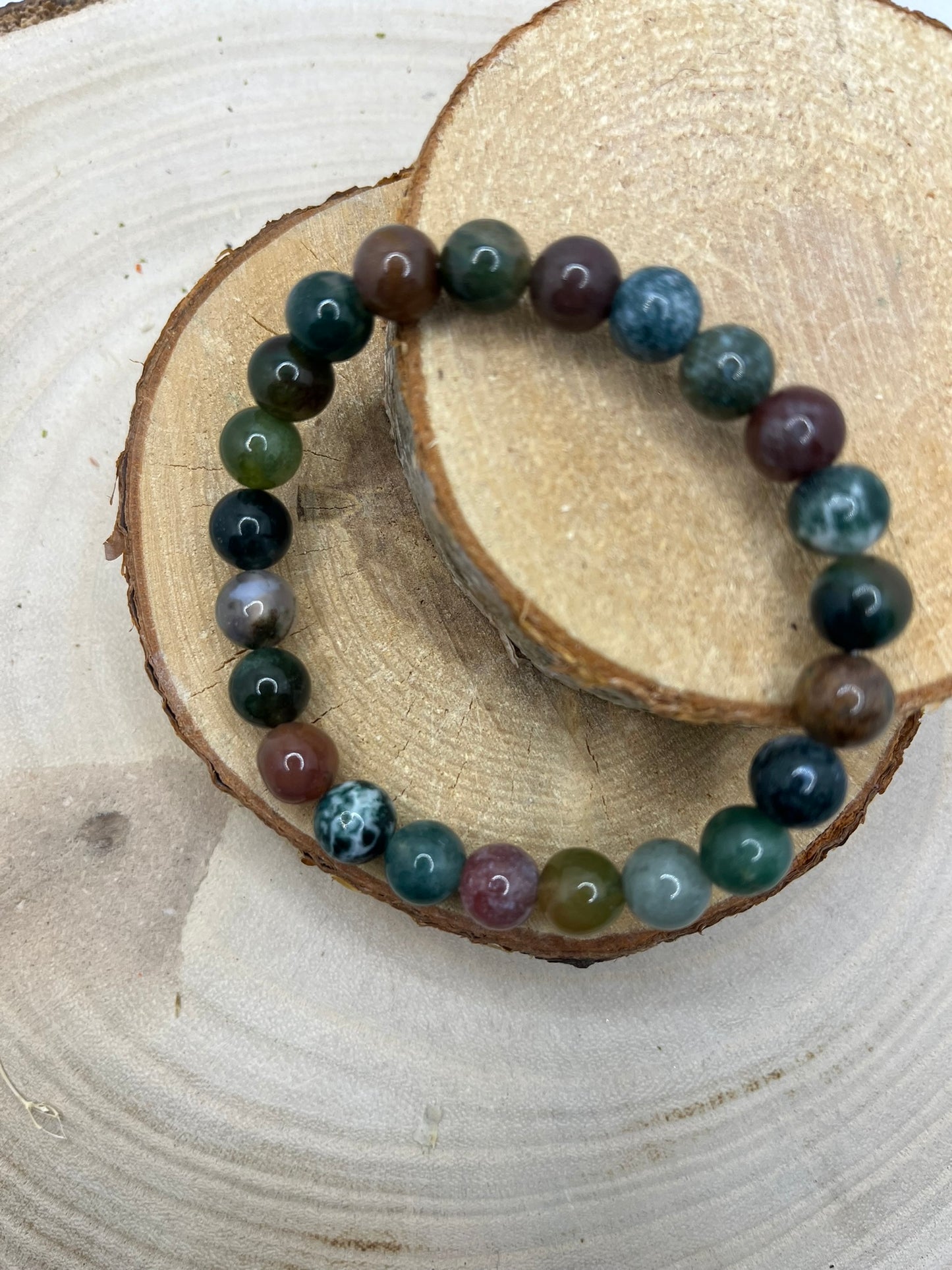 Bracelets Pierres - Agate Indienne