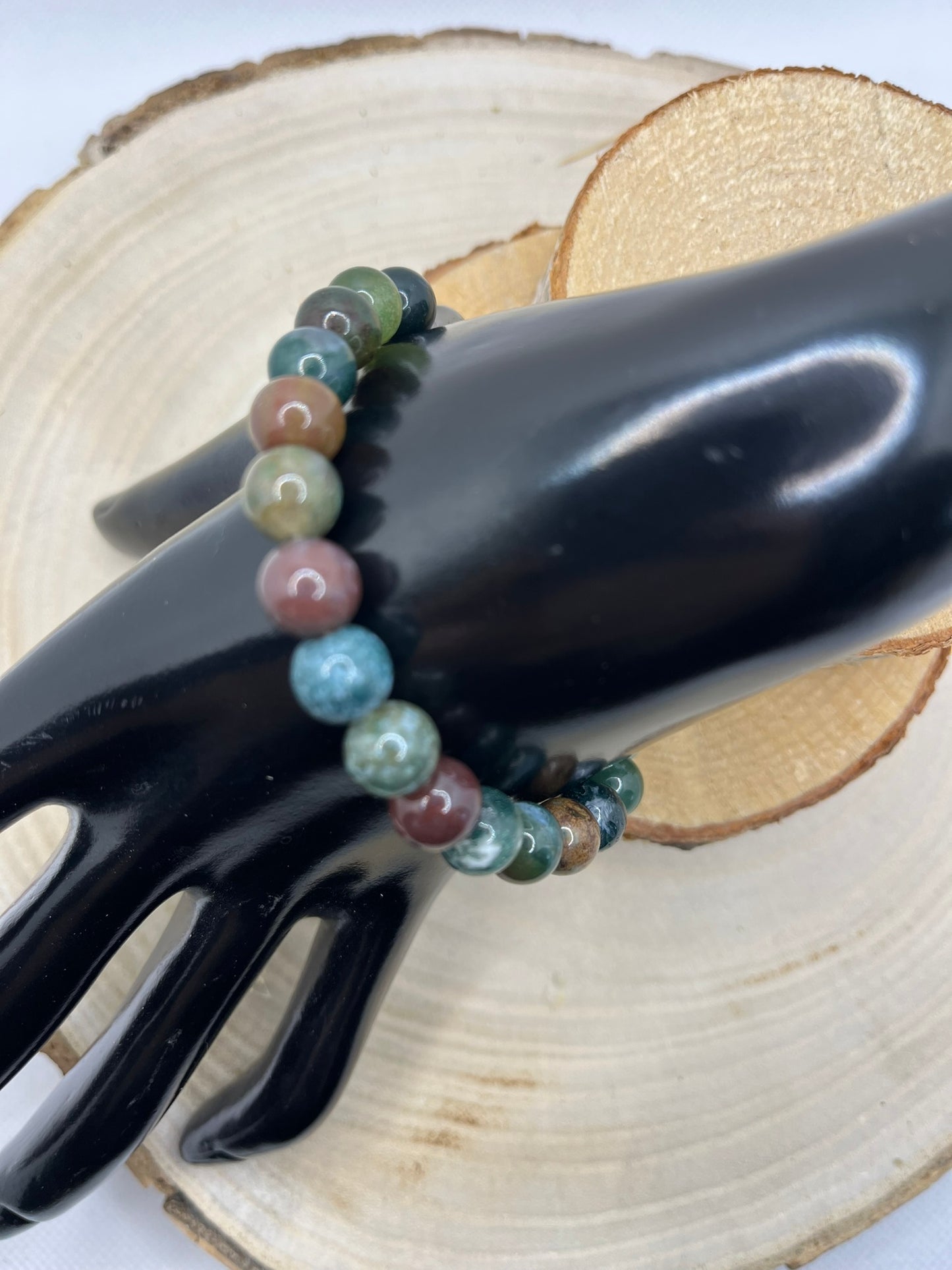 Bracelets Pierres - Agate Indienne