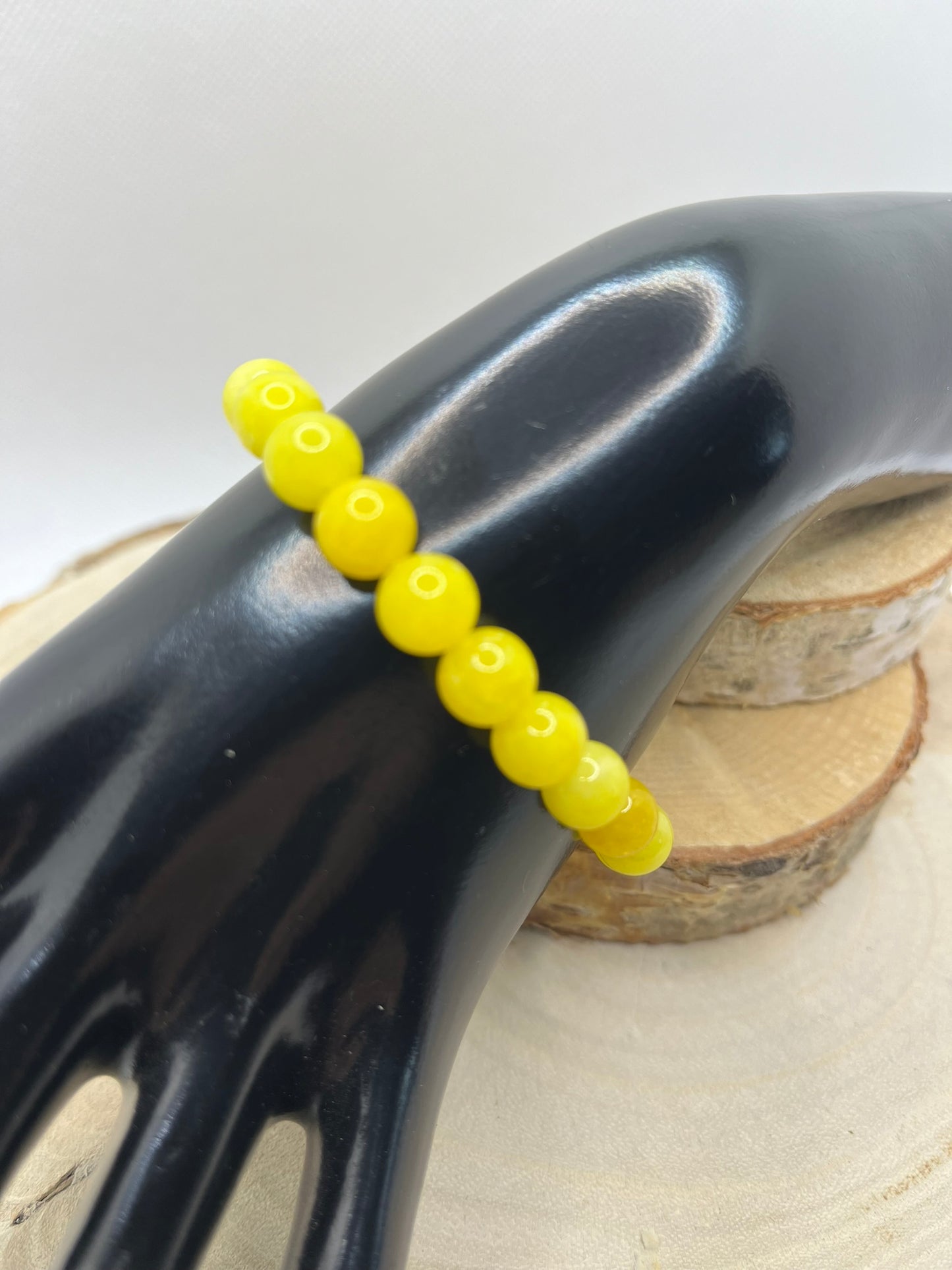 Bracelets Pierres - Jade Jaune