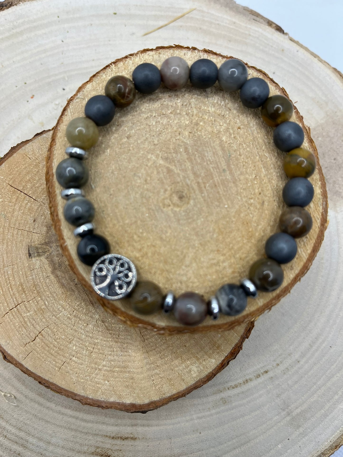 Bracelets Pierres - Mokaïté / Hématite / Perles fantaisie