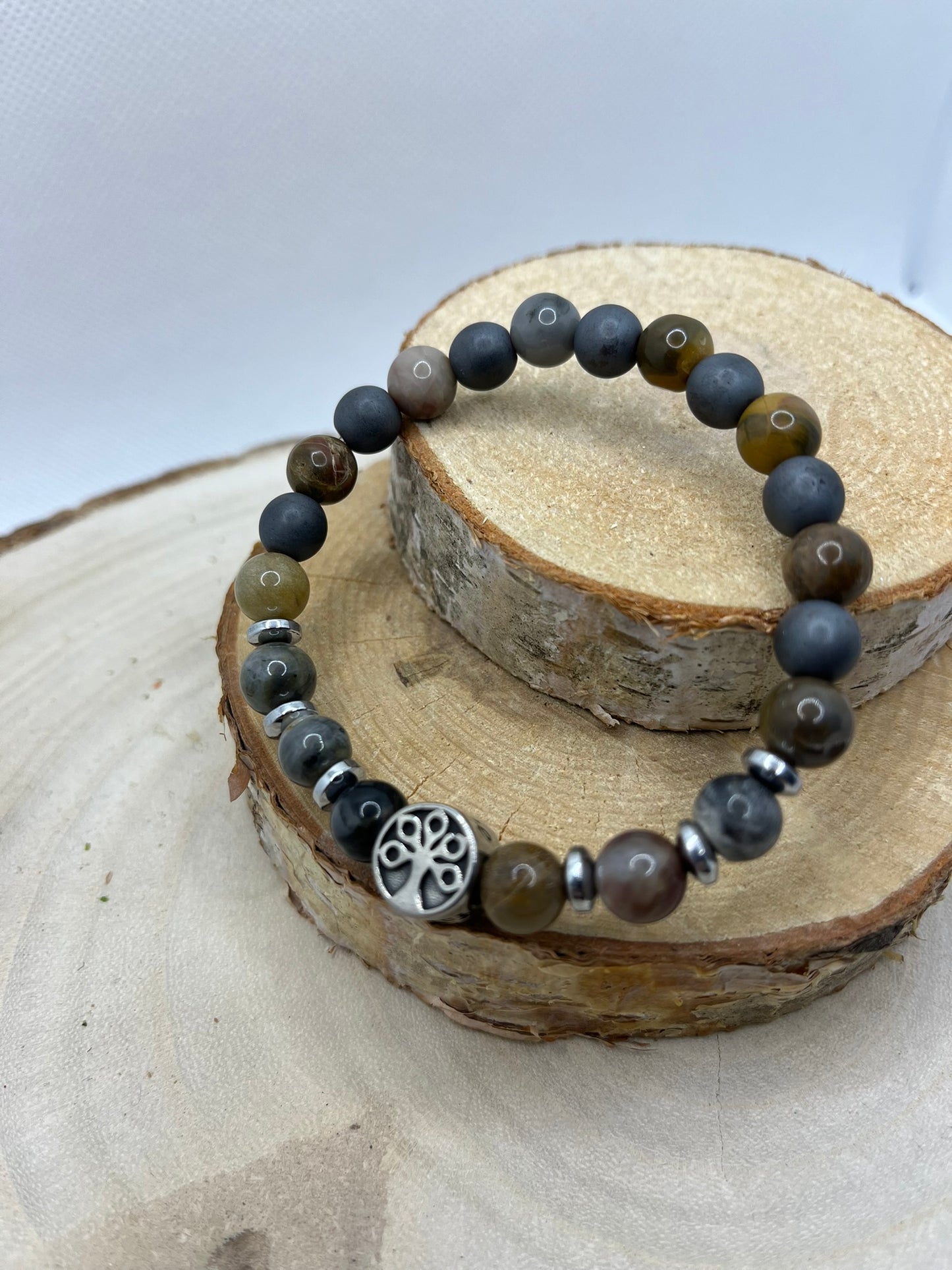 Bracelets Pierres - Mokaïté / Hématite / Perles fantaisie