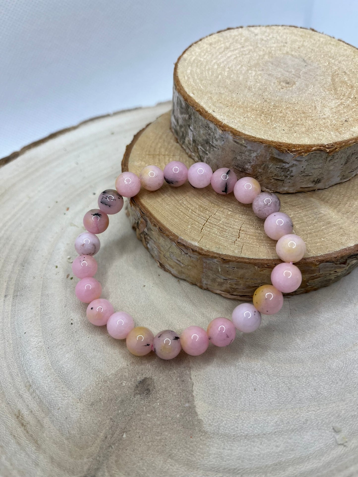 Bracelets Pierres - Opale Rose