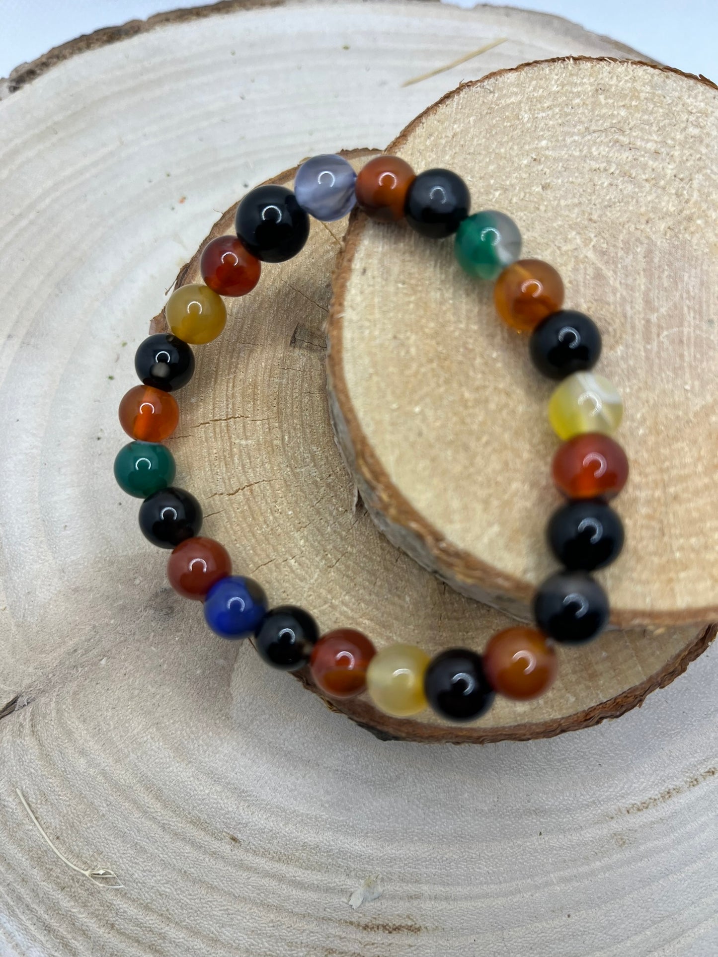 Bracelets Pierres - Agate Multi couleur