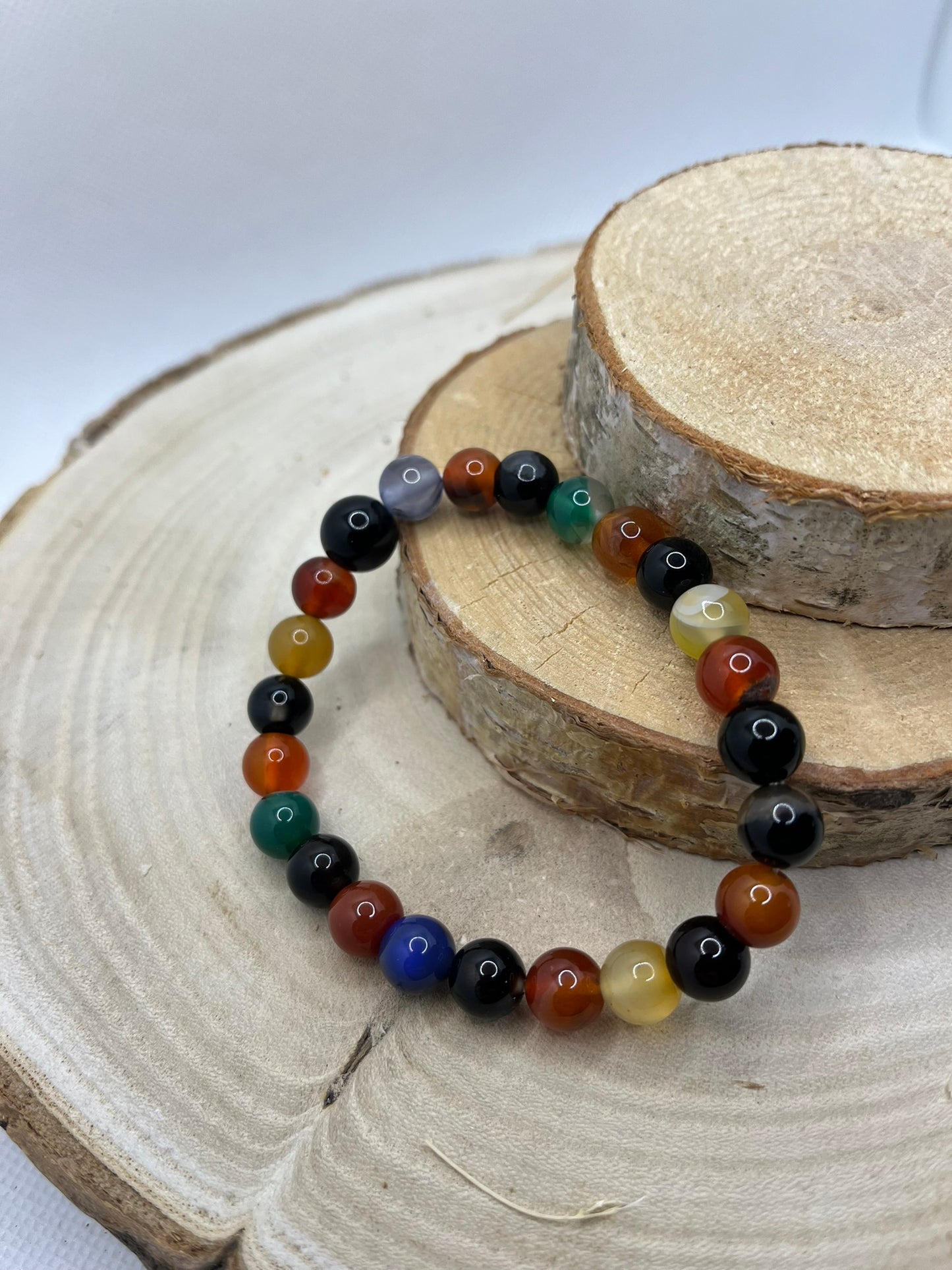 Bracelets Pierres - Agate Multi couleur