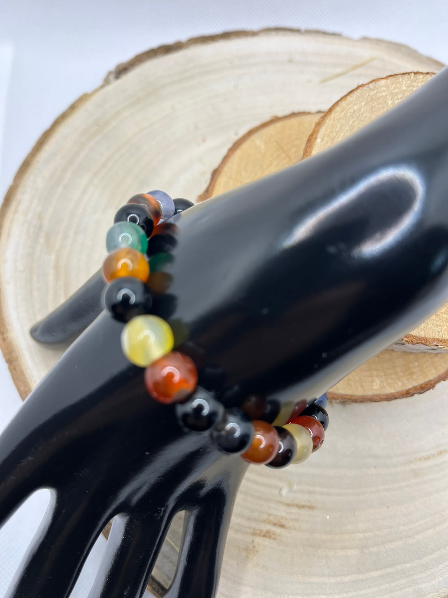 Bracelets Pierres - Agate Multi couleur