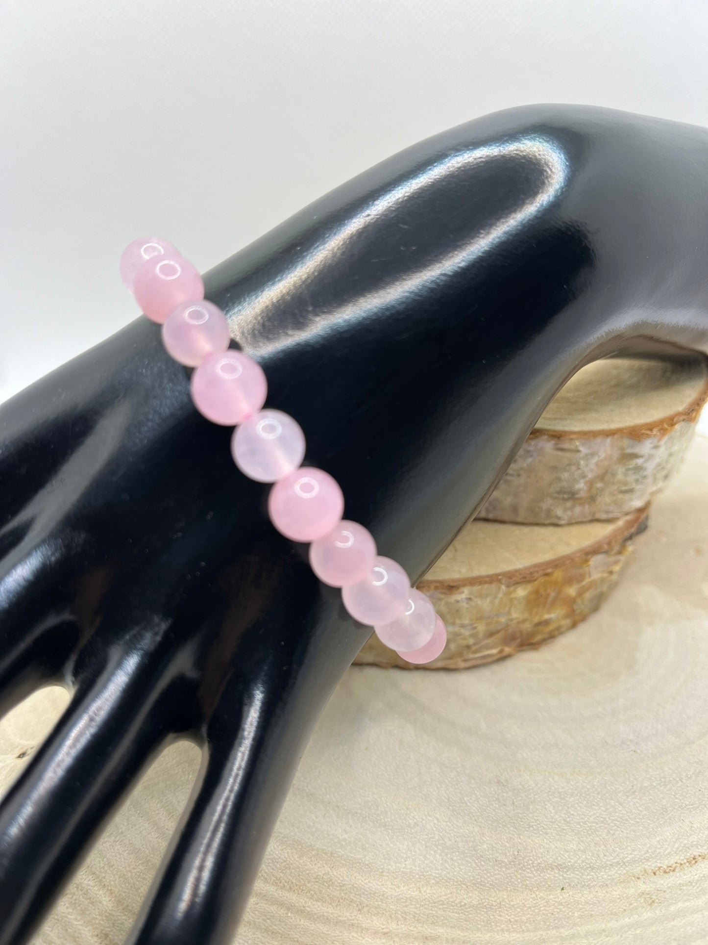 Braceles Pierres - Quartz Rose