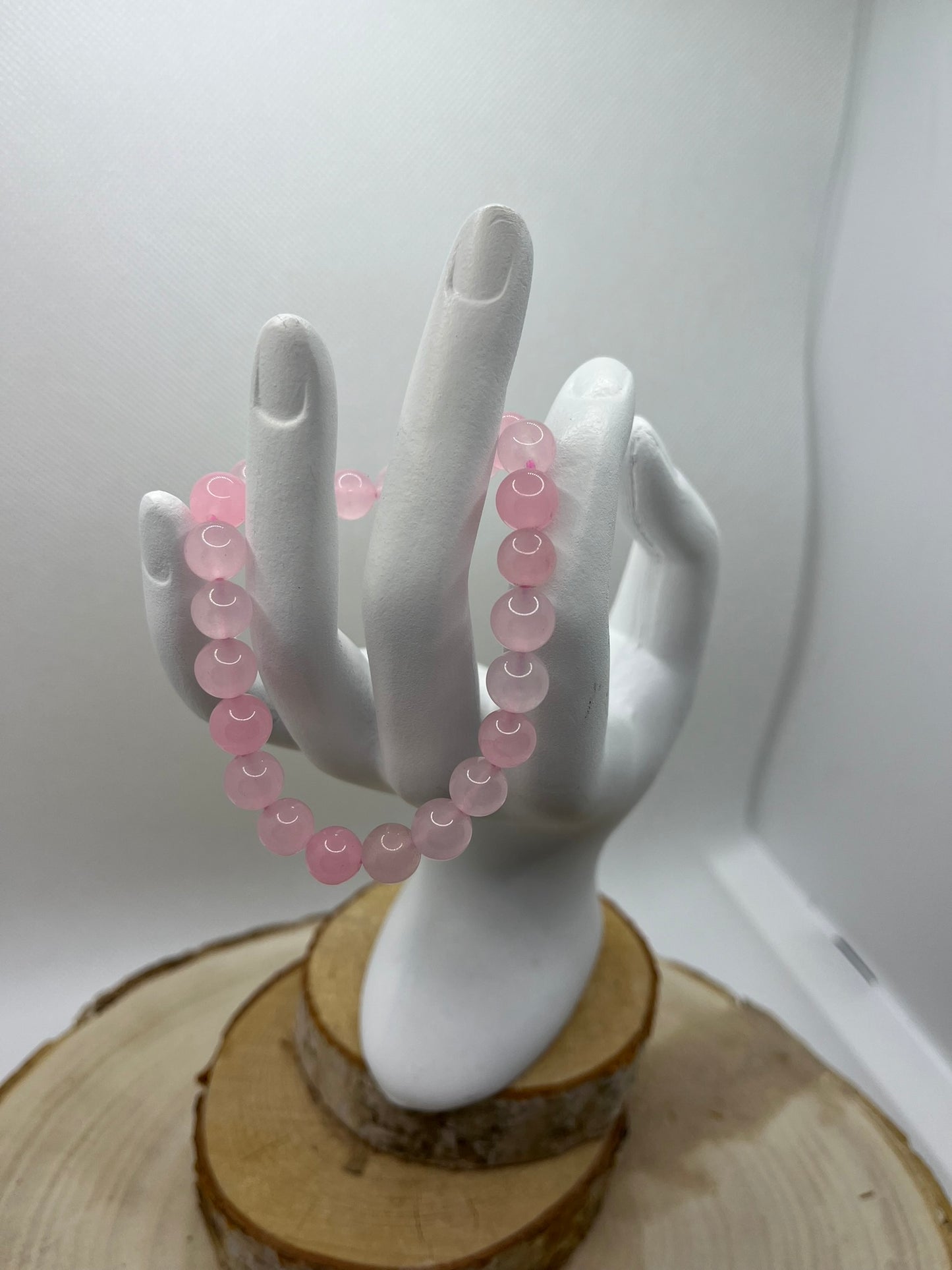 Braceles Pierres - Quartz Rose