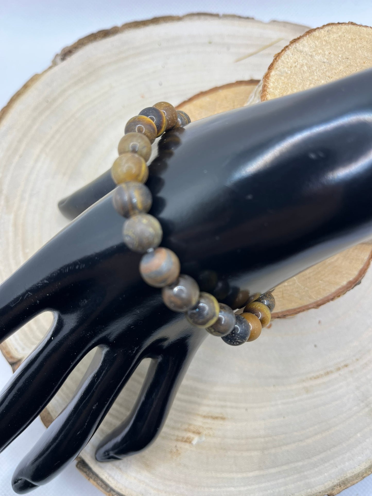 Bracelets Pierres - Oeil de Tigre Mat