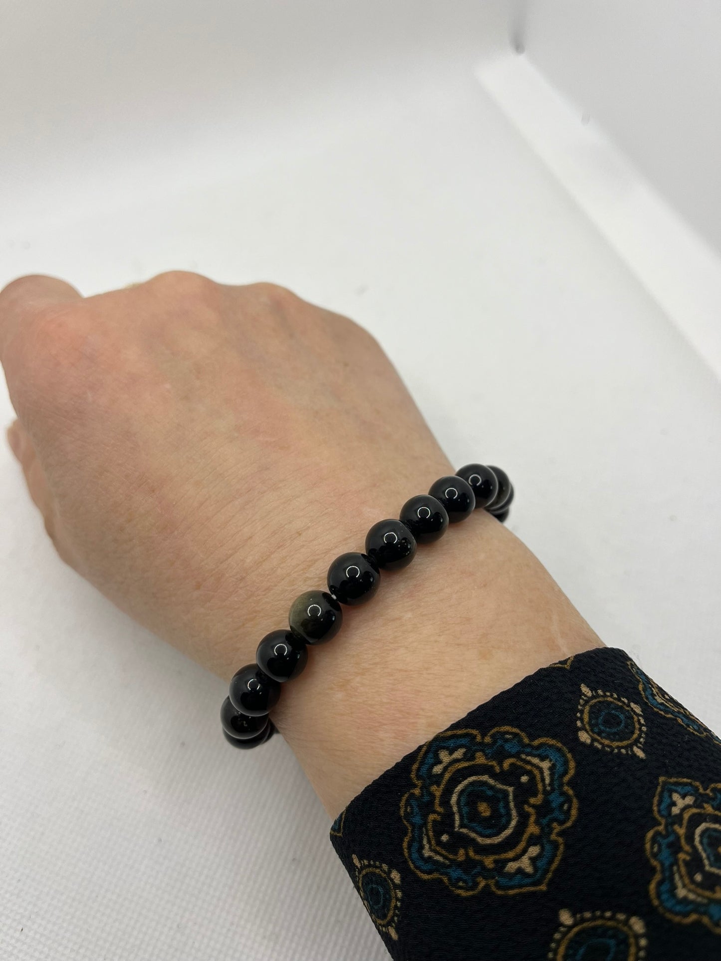 Bracelets Pierres - Obsidienne