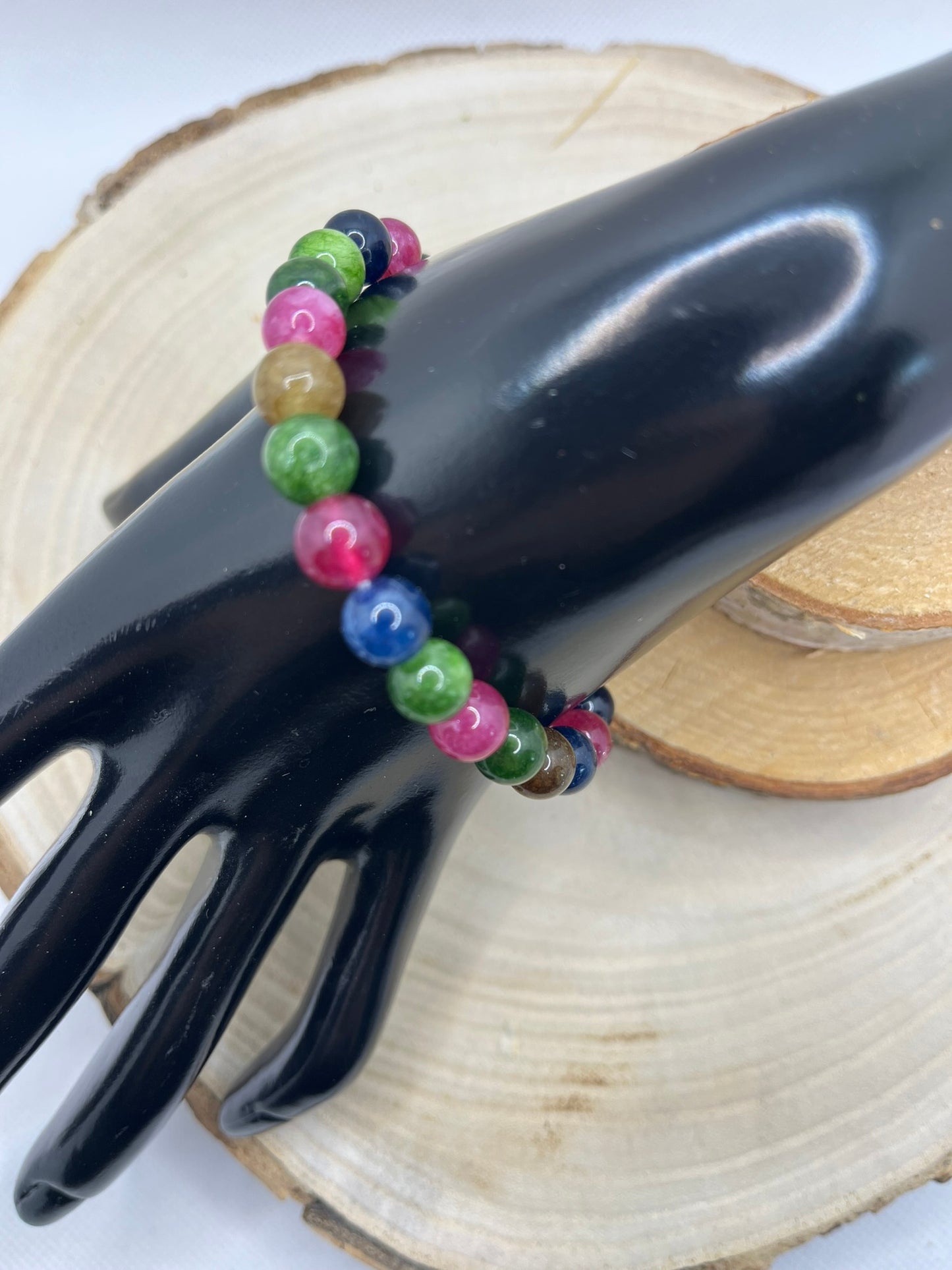 Bracelets Pierres - Tourmaline Fleurie