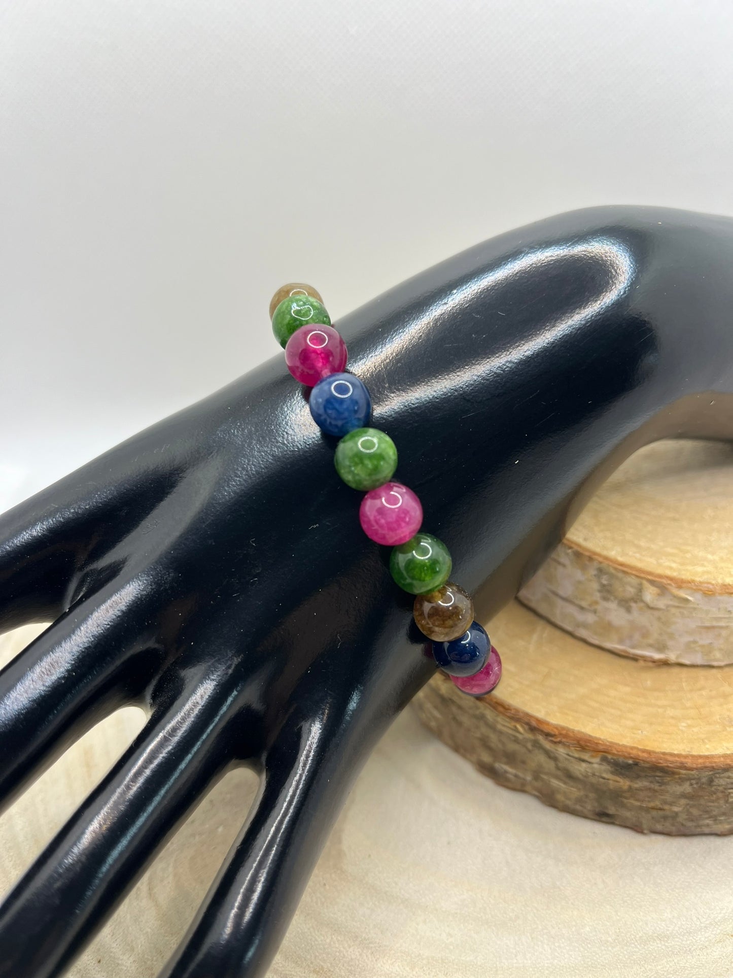 Bracelets Pierres - Tourmaline Fleurie