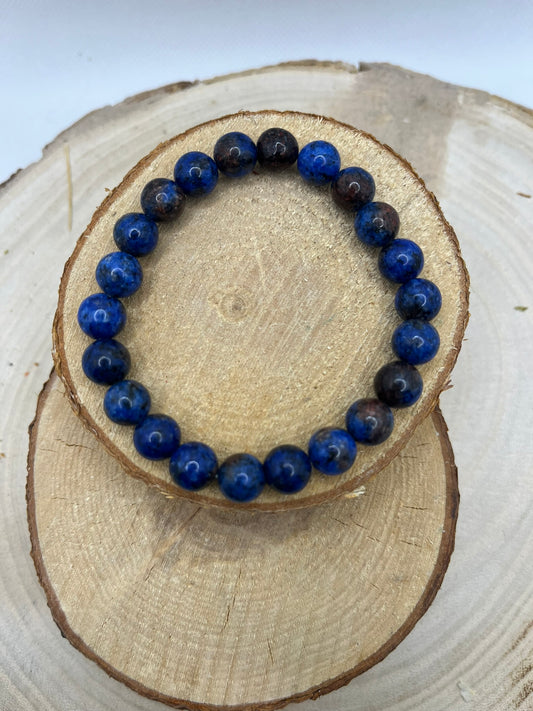Bracelets Pierres - Granite Bleue