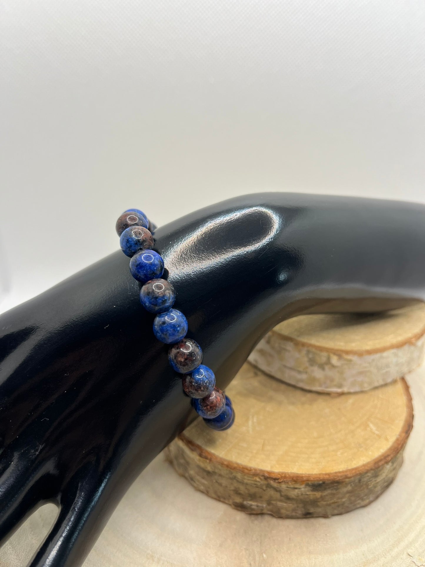 Bracelets Pierres - Granite Bleue