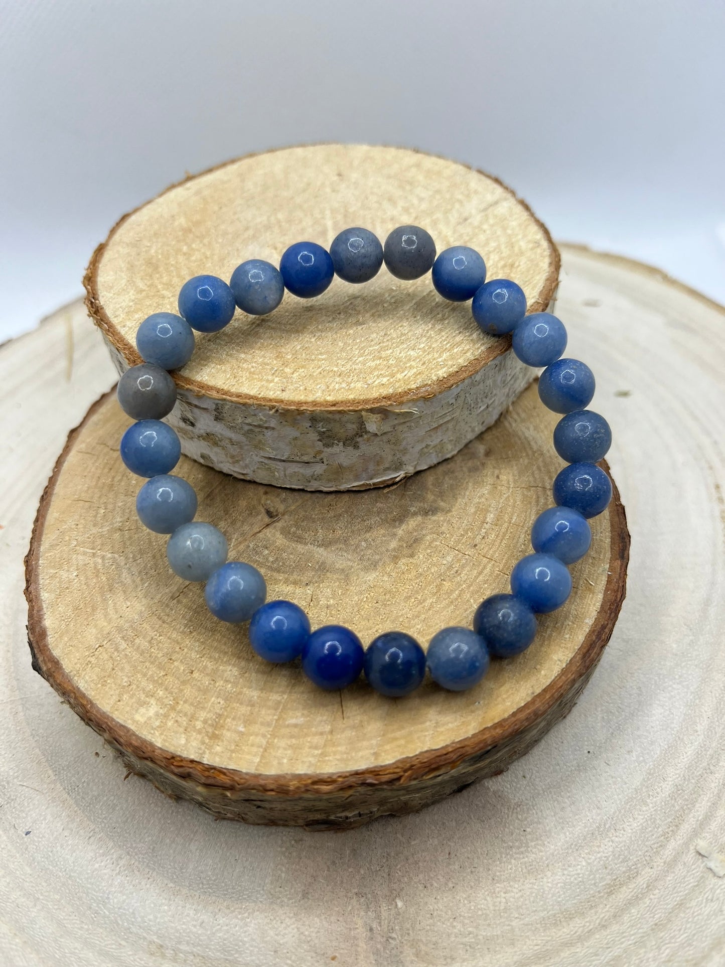 Bracelets Pierres - Aventurine Bleue