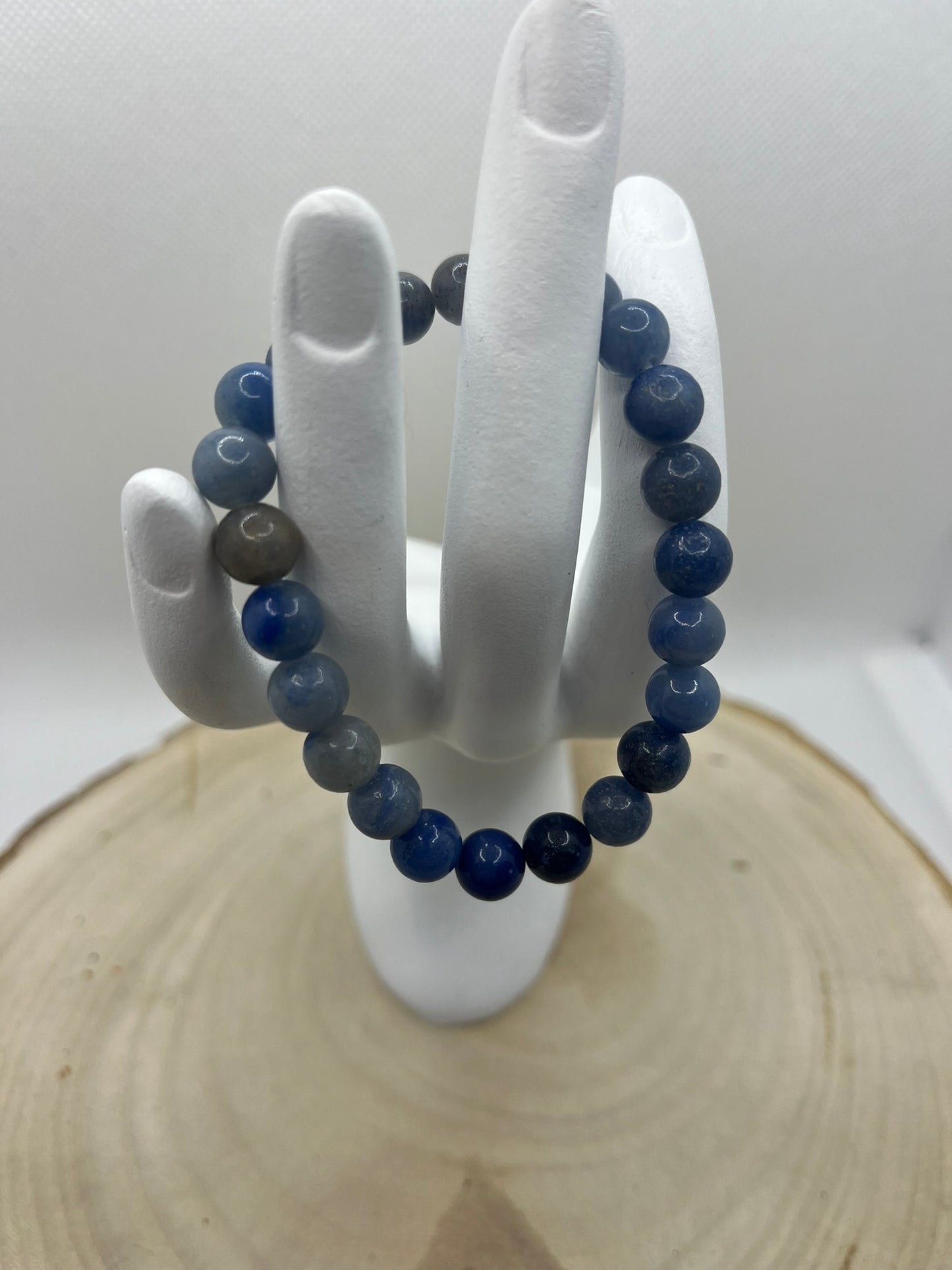 Bracelets Pierres - Aventurine Bleue