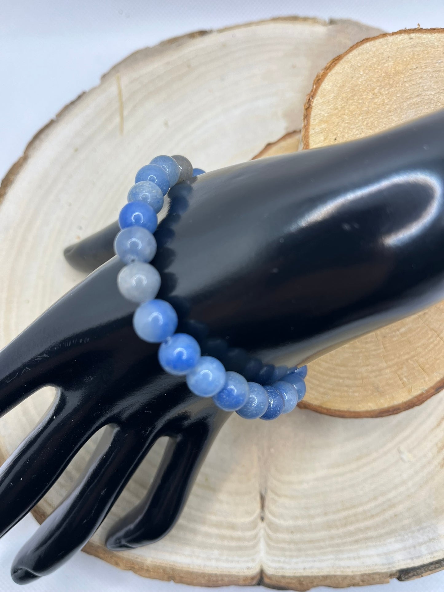 Bracelets Pierres - Aventurine Bleue
