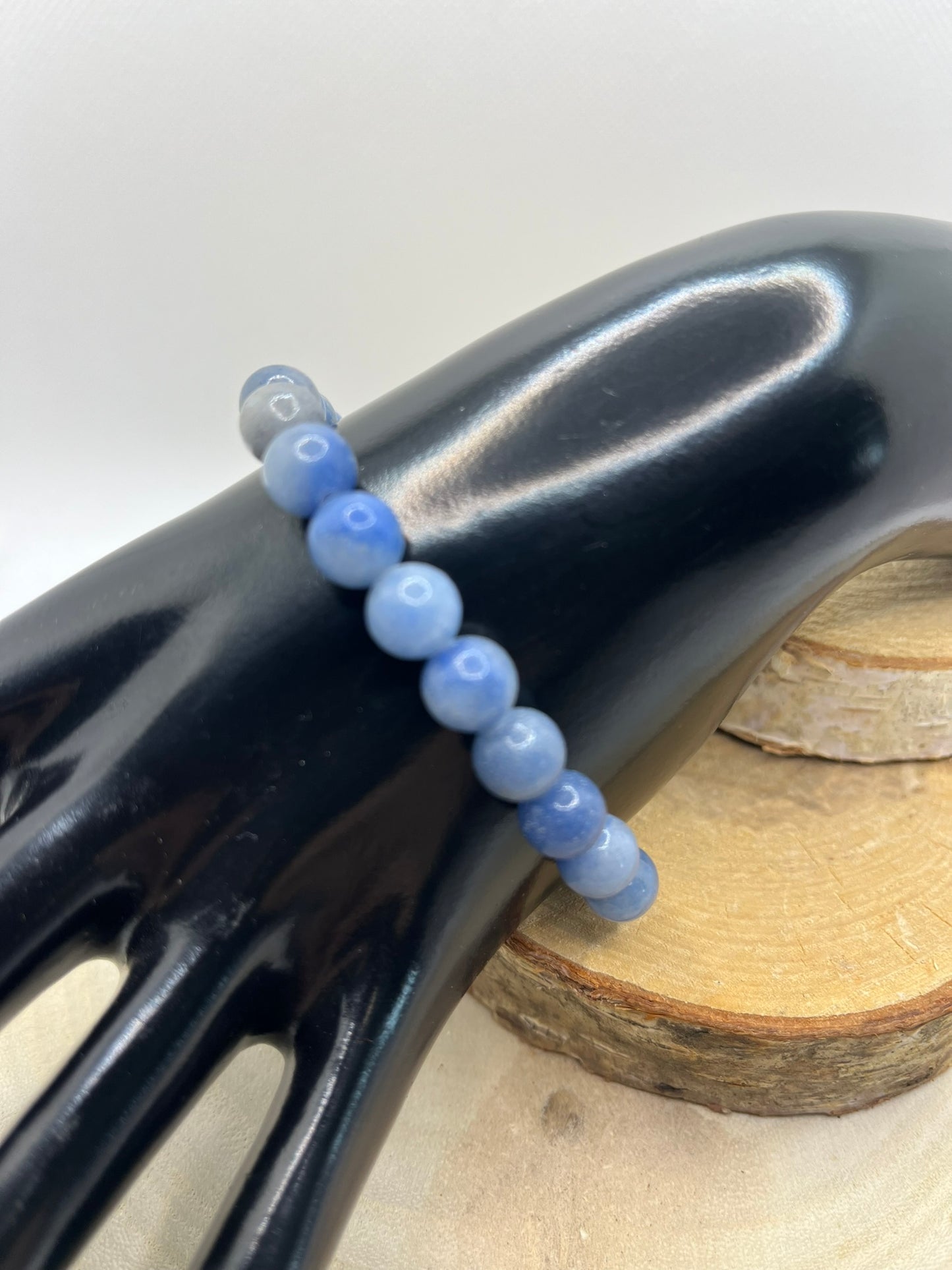 Bracelets Pierres - Aventurine Bleue
