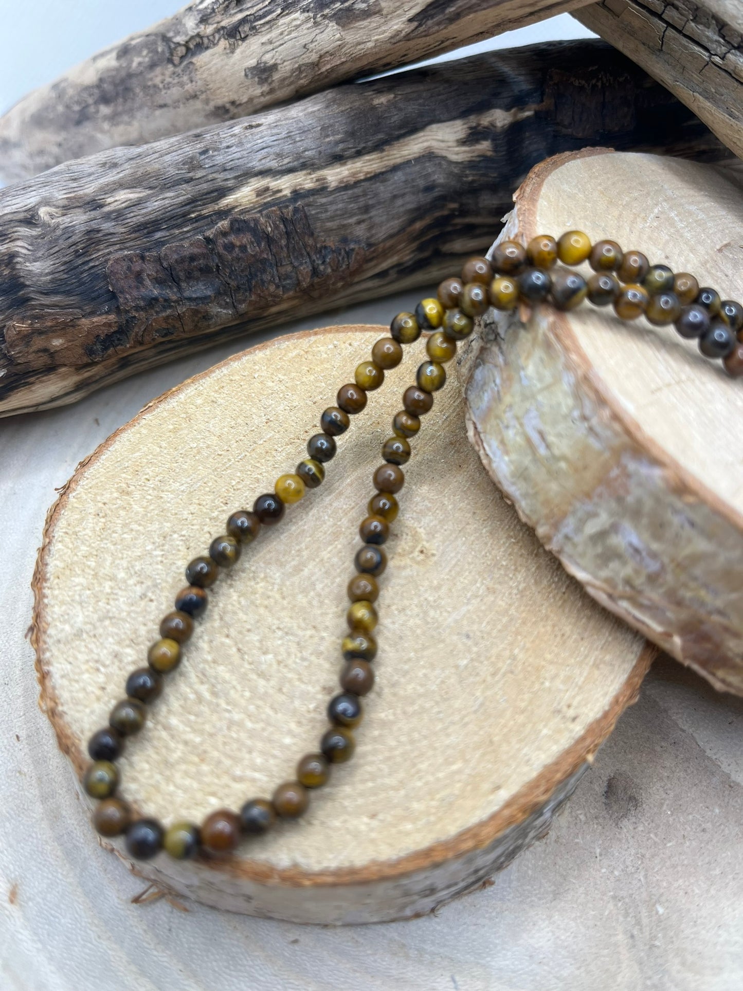 Collier en Pierre Naturelle - Oeil de Tigre