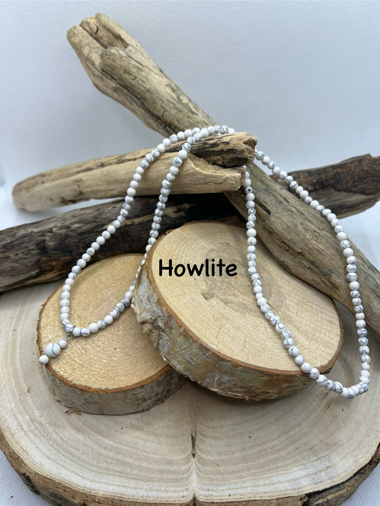Collier En Pierre Naturelles - Howlite