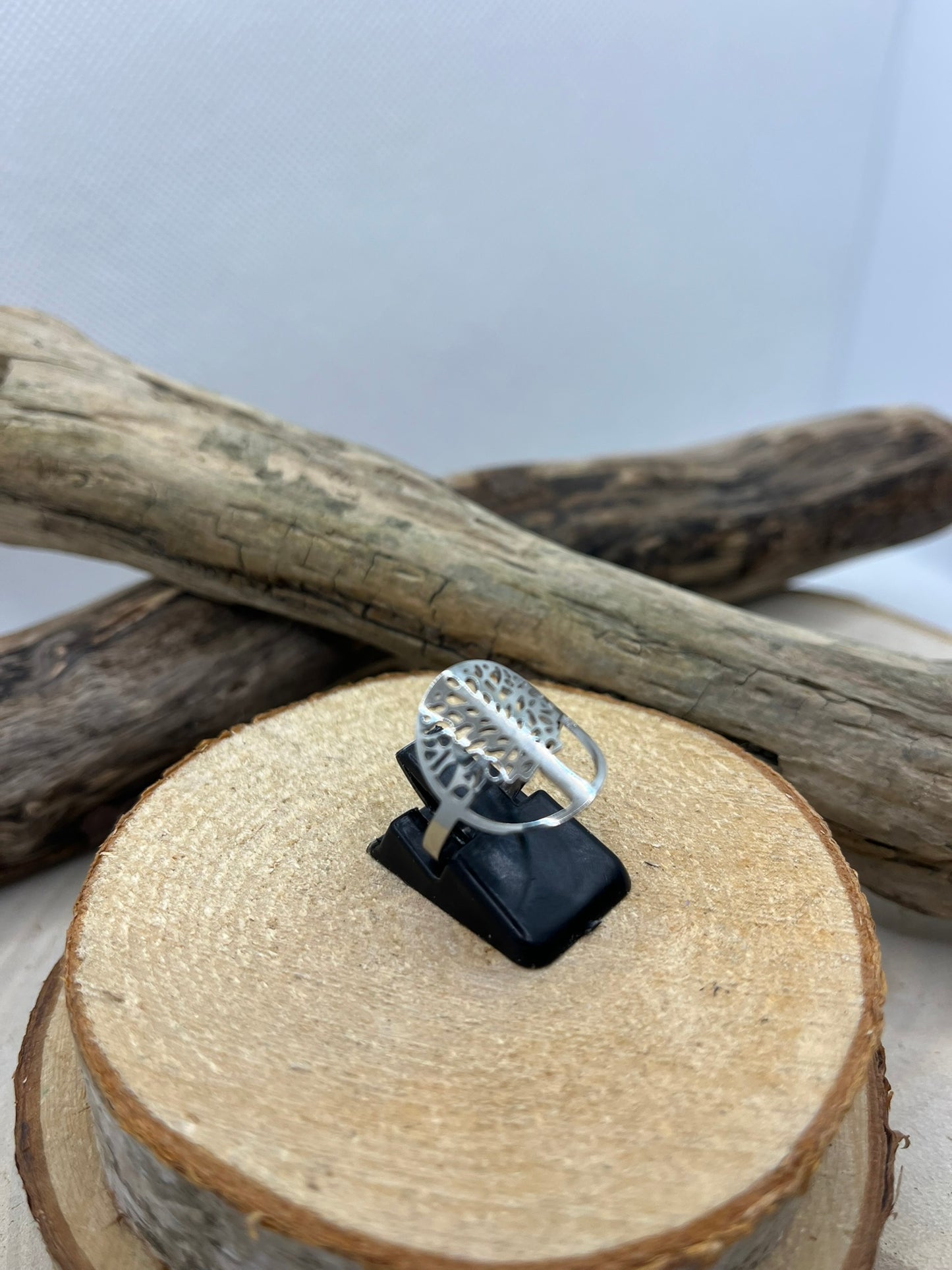 Bague en Acier inoxydable ajustable mode - Arbre de Vie - Doré ou en Argenté