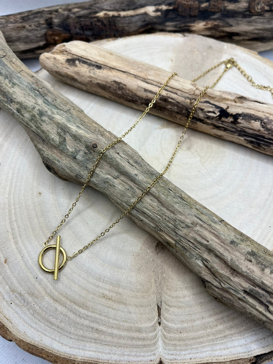Collier Chaine fine - Pendentif Mode - Acier inoxydable Argenté