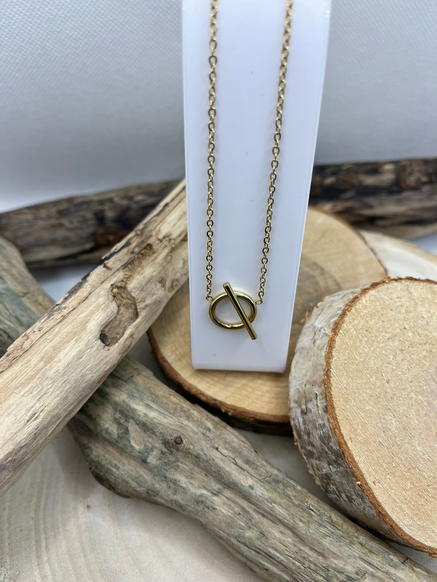 Collier Chaine fine - Pendentif Mode - Acier inoxydable Argenté